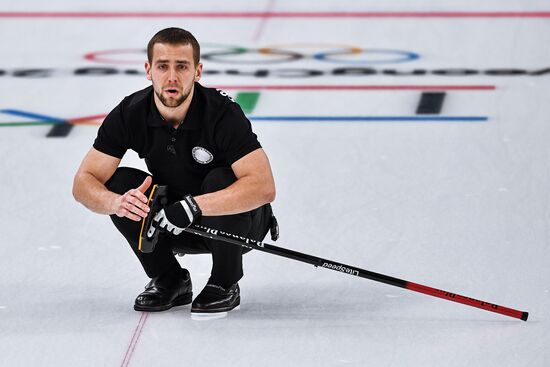 2018 Winter Olympics. Curling. Mixed. Russia vs Switzerland