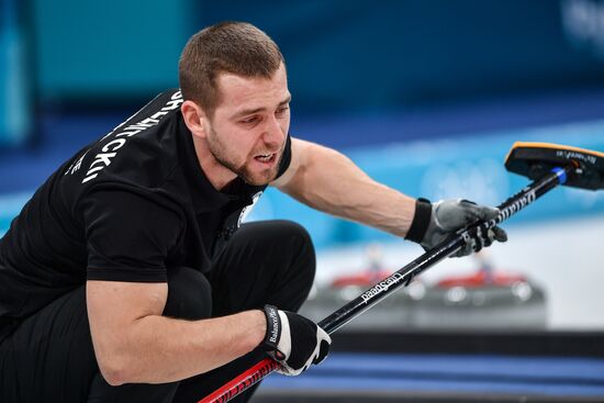 2018 Winter Olympics. Curling. Mixed. Russia vs Switzerland