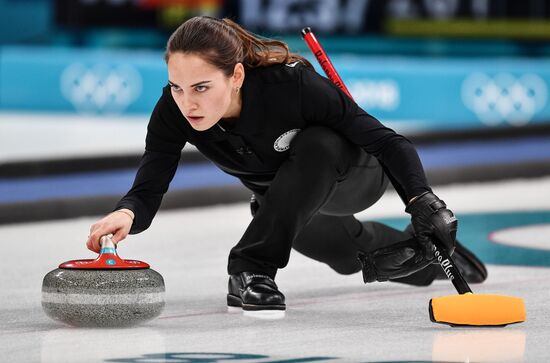 2018 Winter Olympics. Curling. Mixed. Russia vs Switzerland