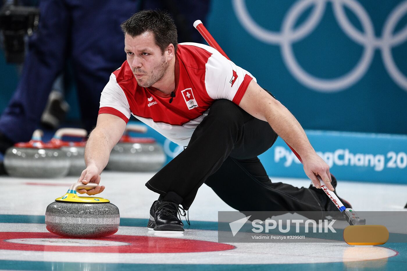 2018 Winter Olympics. Curling. Mixed. Russia vs Switzerland