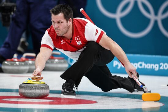 2018 Winter Olympics. Curling. Mixed. Russia vs Switzerland