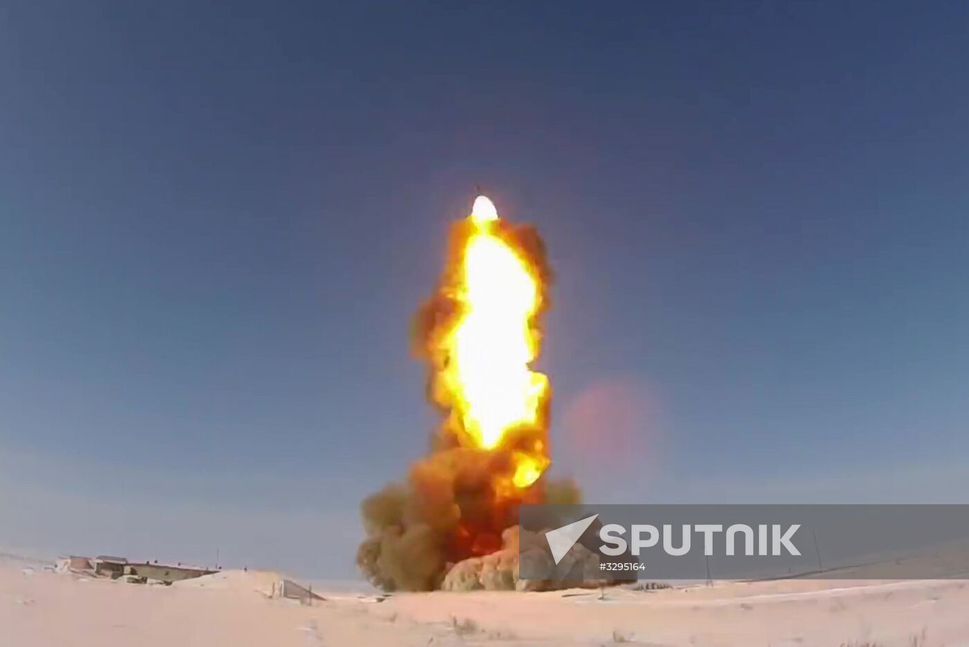 Test launch of new upgraded missile of Russian missile defense system