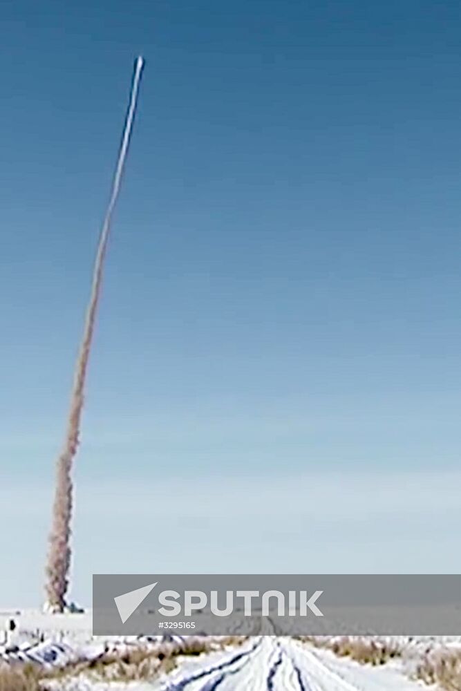 Test launch of new upgraded missile of Russian missile defense system