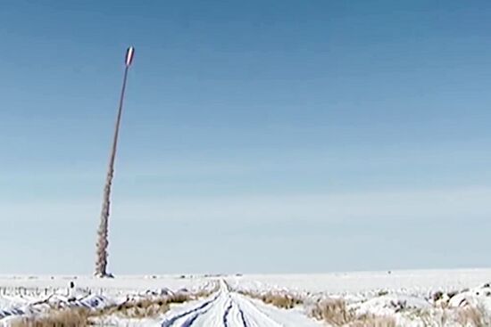 Test launch of new upgraded missile of Russian missile defense system
