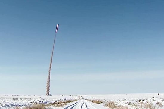 Test launch of new upgraded missile of Russian missile defense system
