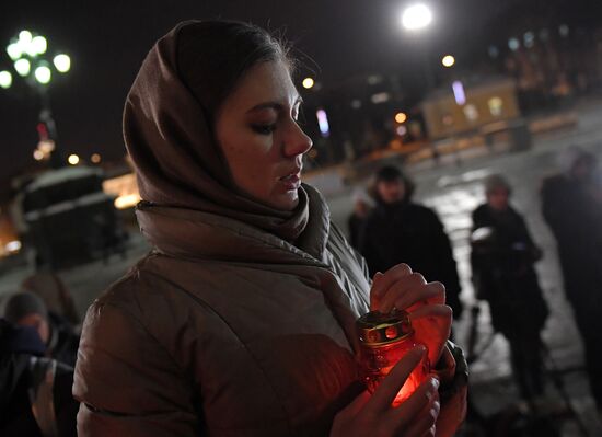 Event in memory of the air crash victims in Moscow Region