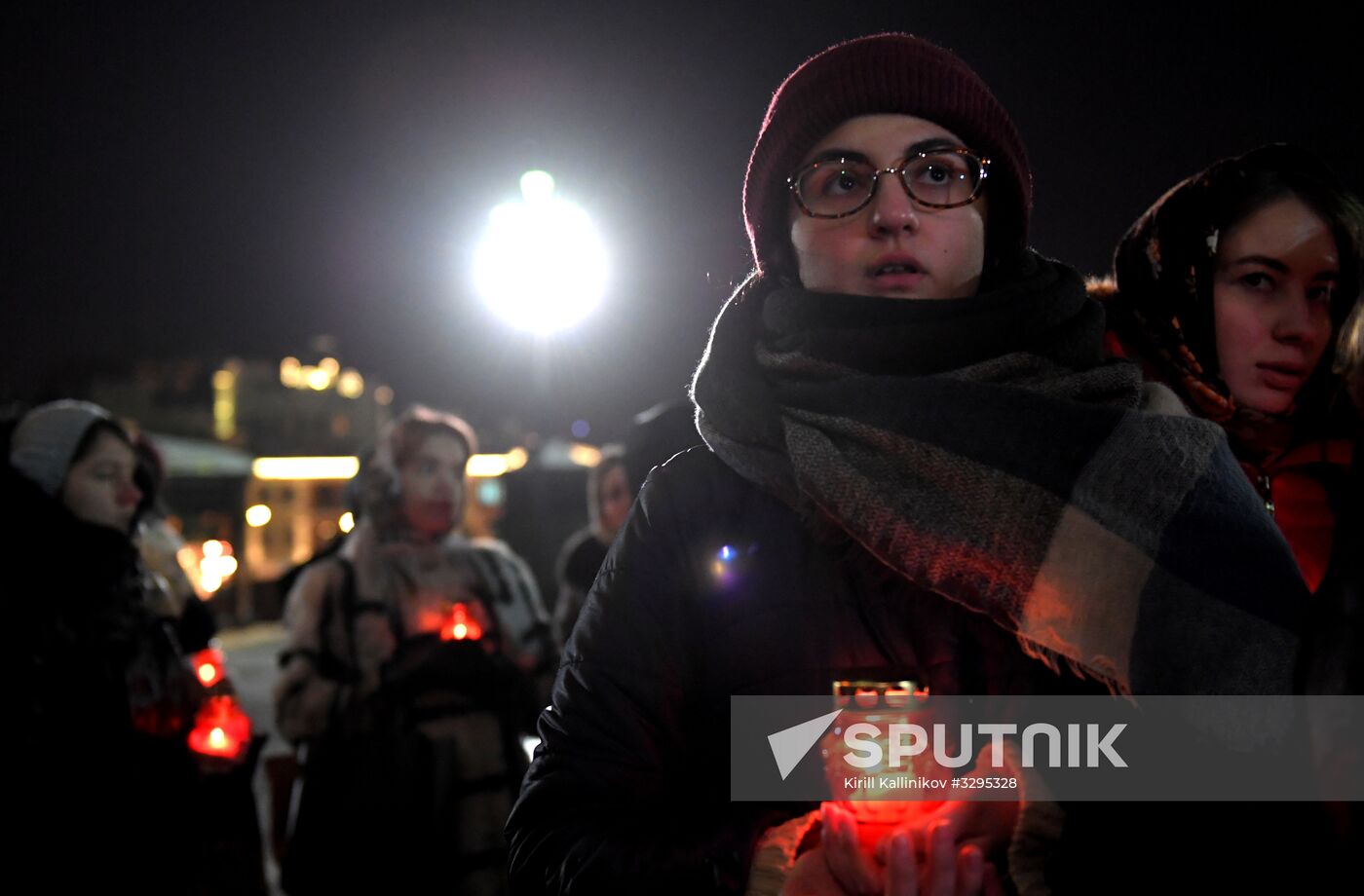 Vigil in memory of air crash victims in Moscow Region
