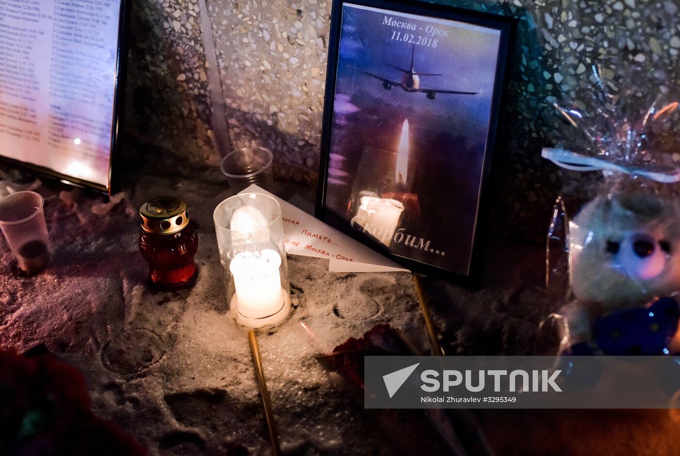 Flowers laid in memory of An-148 crash victims