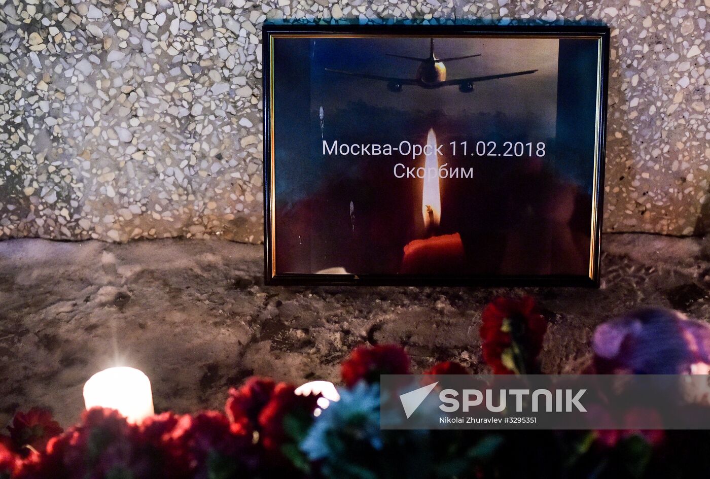 Flowers laid in memory of An-148 crash victims