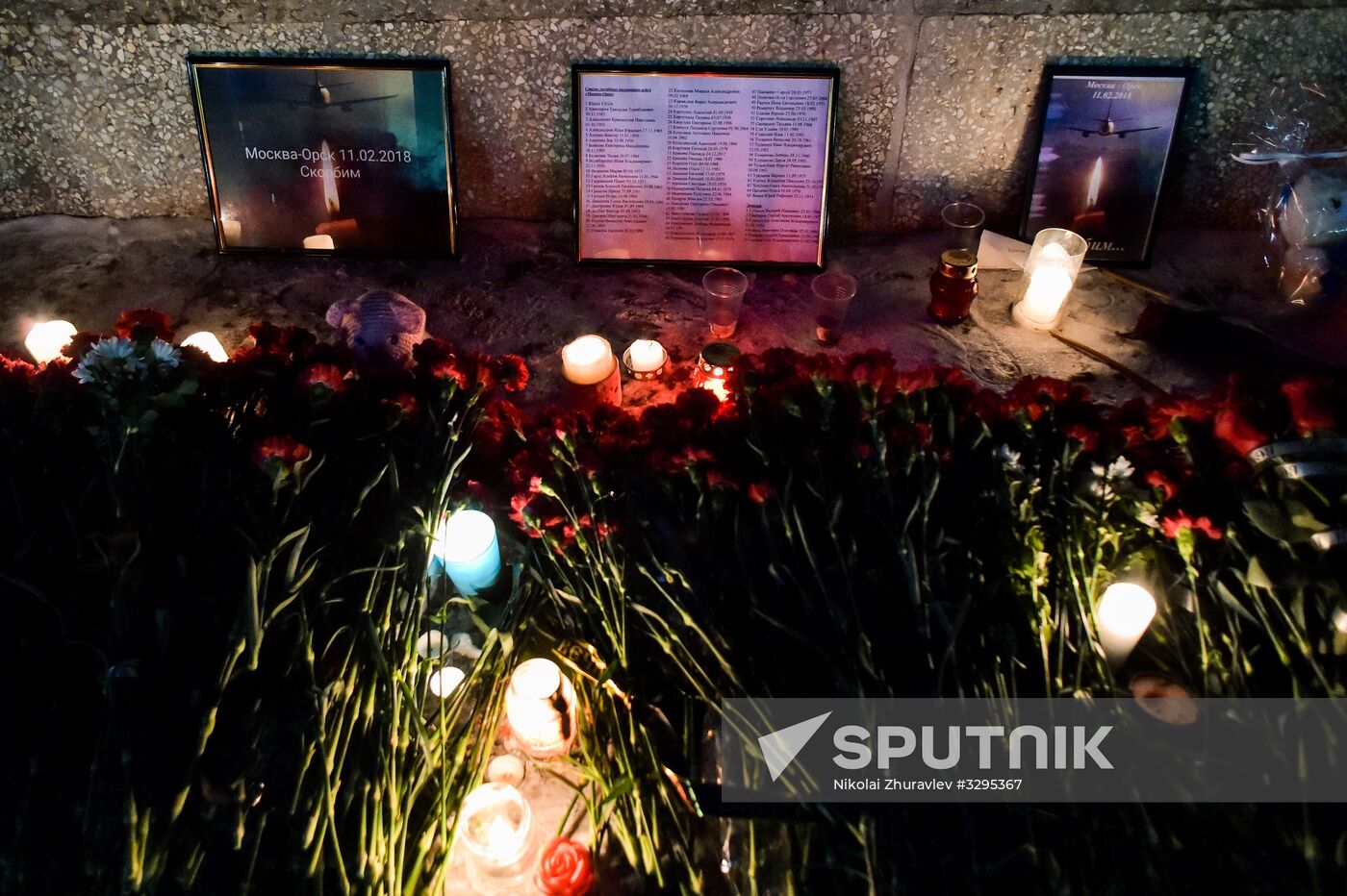 Flowers laid in memory of An-148 crash victims