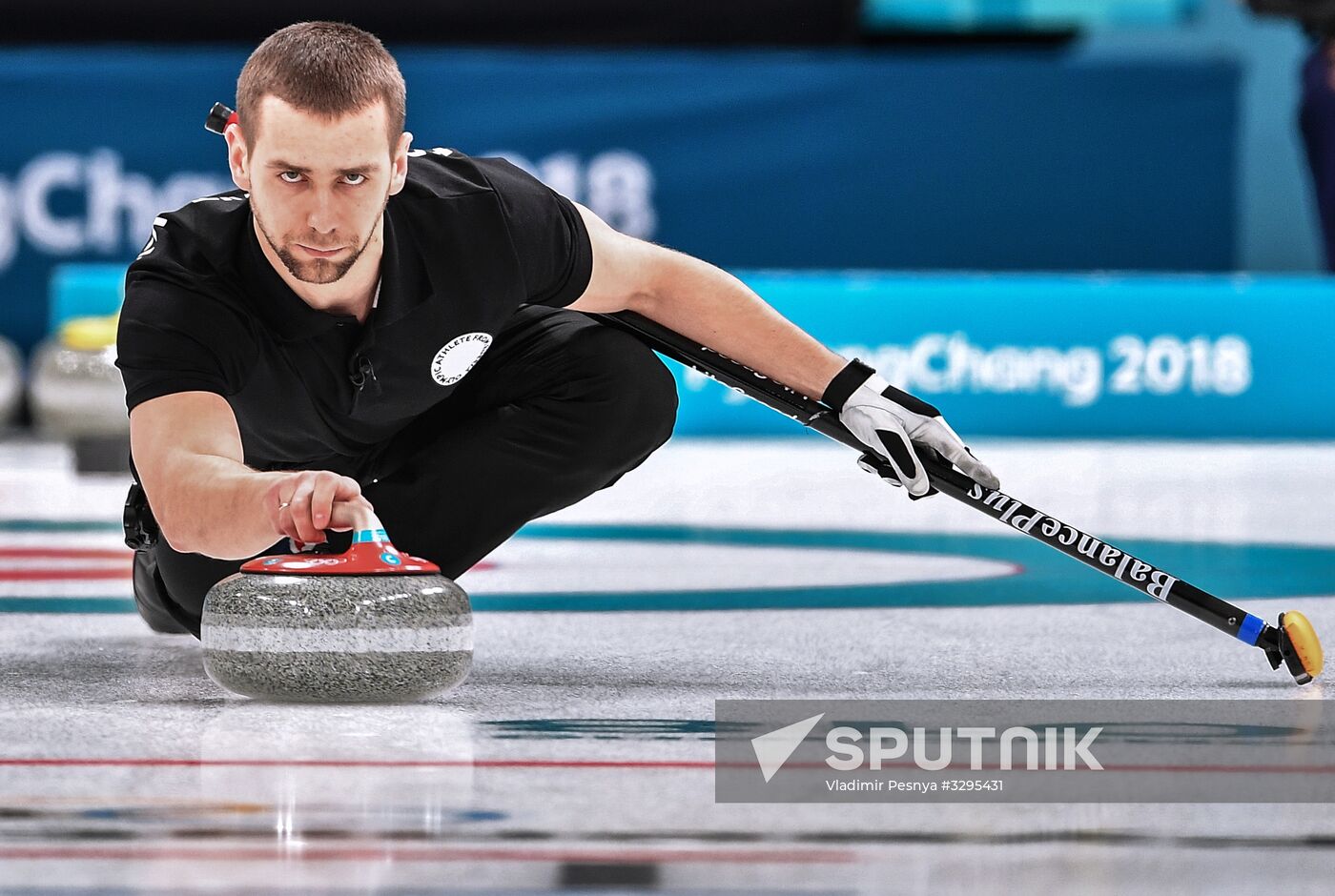 2018 Winter Olympics. Curling. Mixed doubles. Bronze medal match