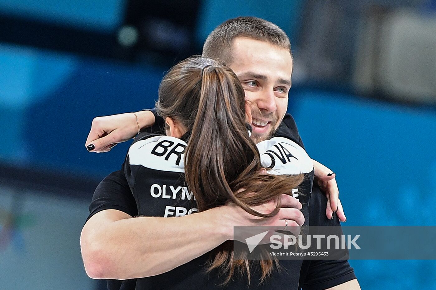 2018 Winter Olympics. Curling. Mixed doubles. Bronze medal match