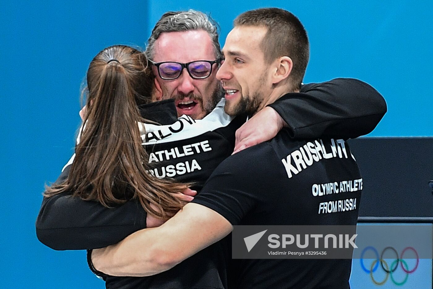 2018 Winter Olympics. Curling. Mixed doubles. Bronze medal match