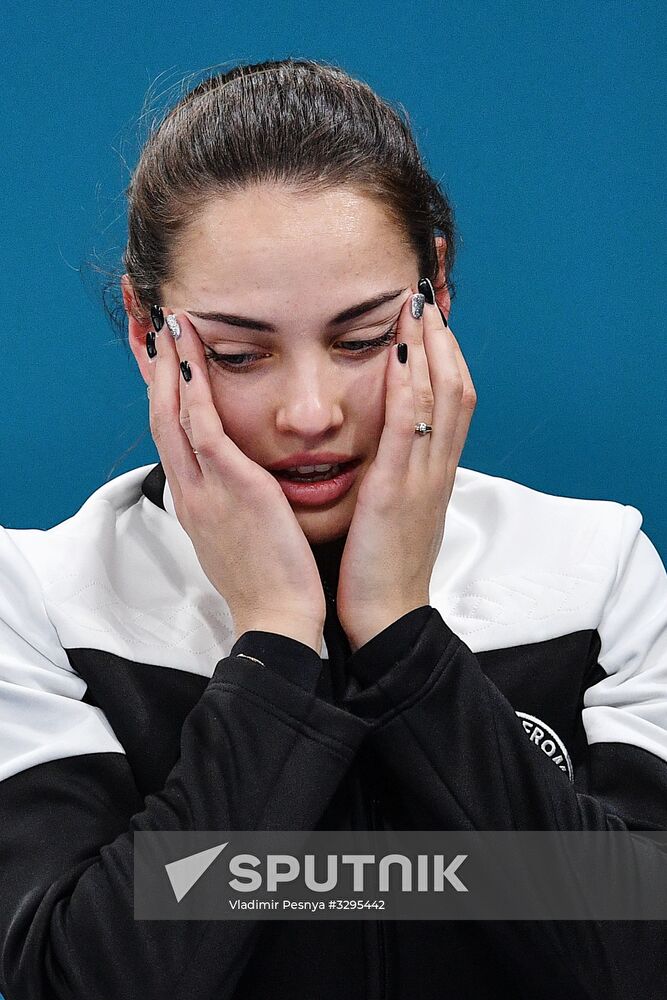 2018 Winter Olympics. Curling. Mixed doubles. Bronze medal match