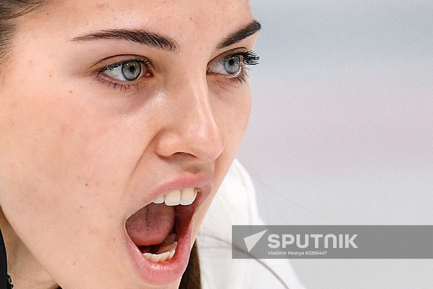 2018 Winter Olympics. Curling. Mixed doubles. Bronze medal match