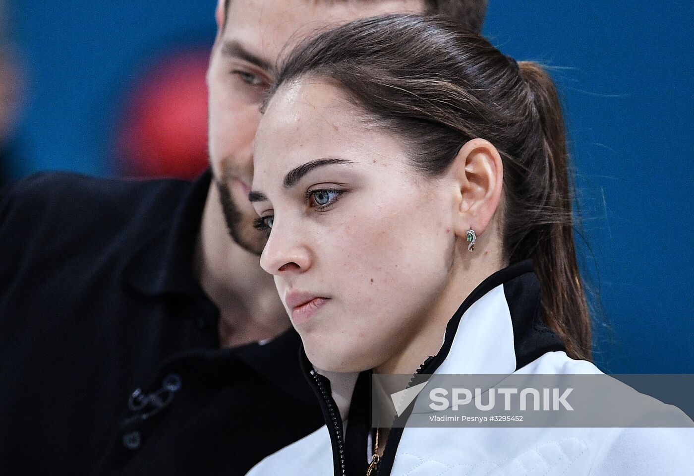 2018 Winter Olympics. Curling. Mixed doubles. Bronze medal match