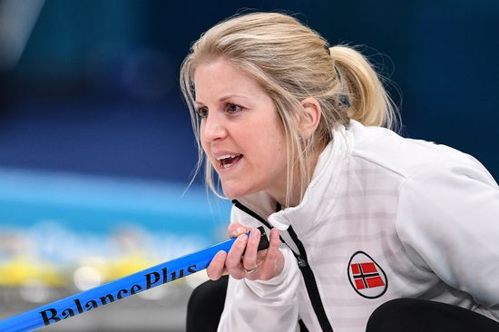 2018 Winter Olympics. Curling. Mixed doubles. Bronze medal match