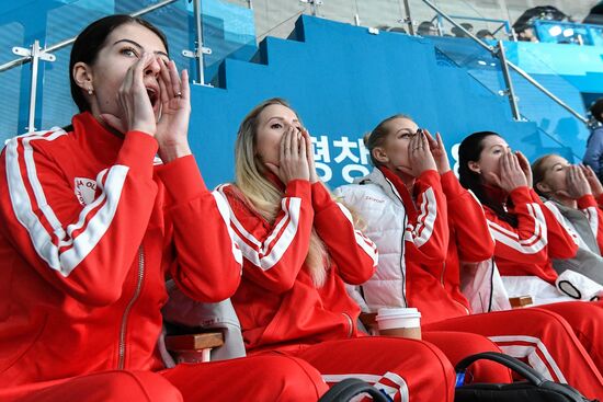 2018 Winter Olympics. Curling. Mixed doubles. Bronze medal match