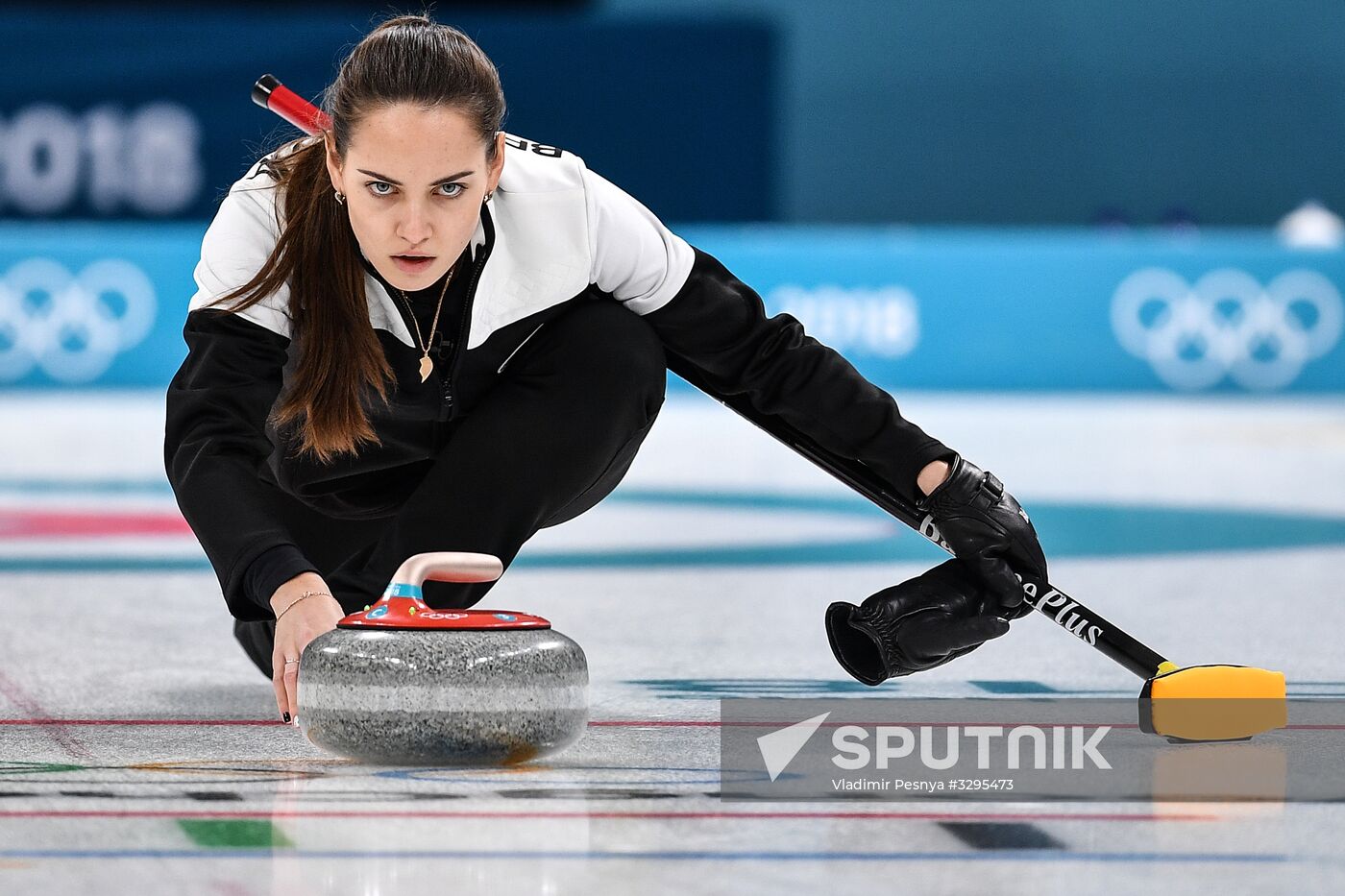2018 Winter Olympics. Curling. Mixed doubles. Bronze medal match