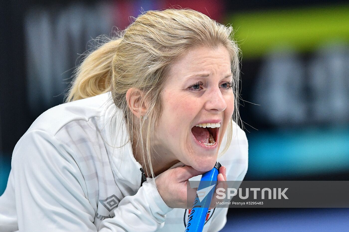 2018 Winter Olympics. Curling. Mixed doubles. Bronze medal match