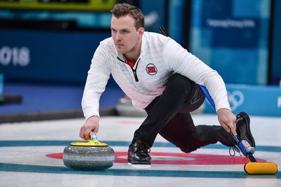 2018 Winter Olympics. Curling. Mixed doubles. Bronze medal match