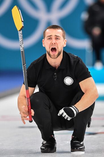 2018 Winter Olympics. Curling. Mixed doubles. Bronze medal match