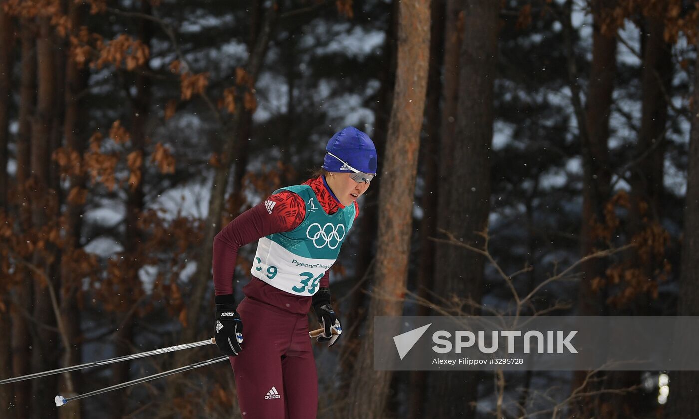2018 Winter Olympics. Cross-Country Skiing. Women. Sprint