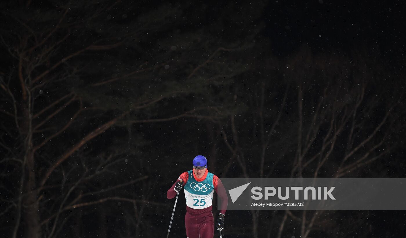 2018 Winter Olympics. Cross-Country Skiing. Men. Sprint