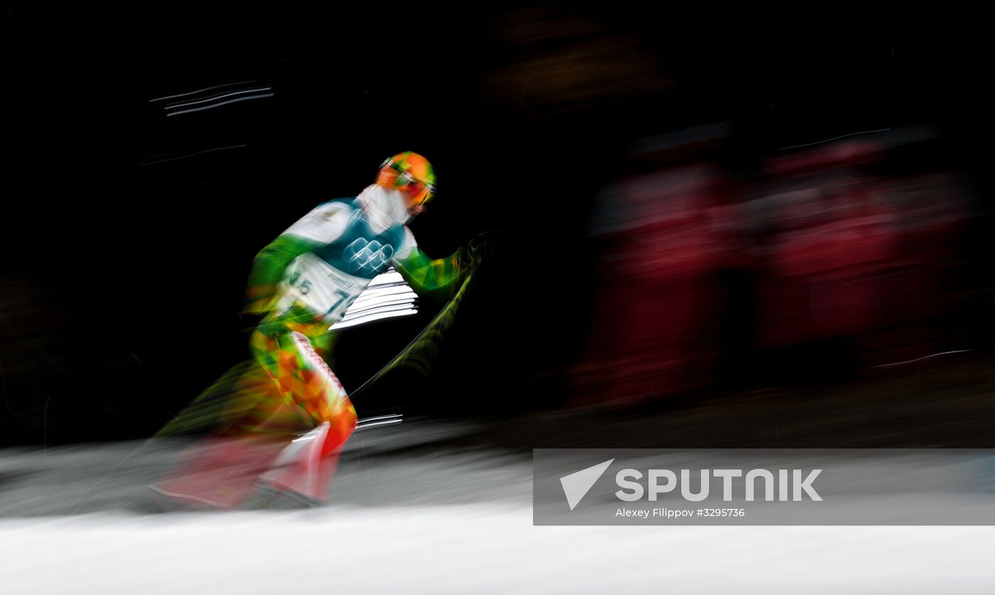 2018 Winter Olympics. Cross-country skiing. Men. Sprint
