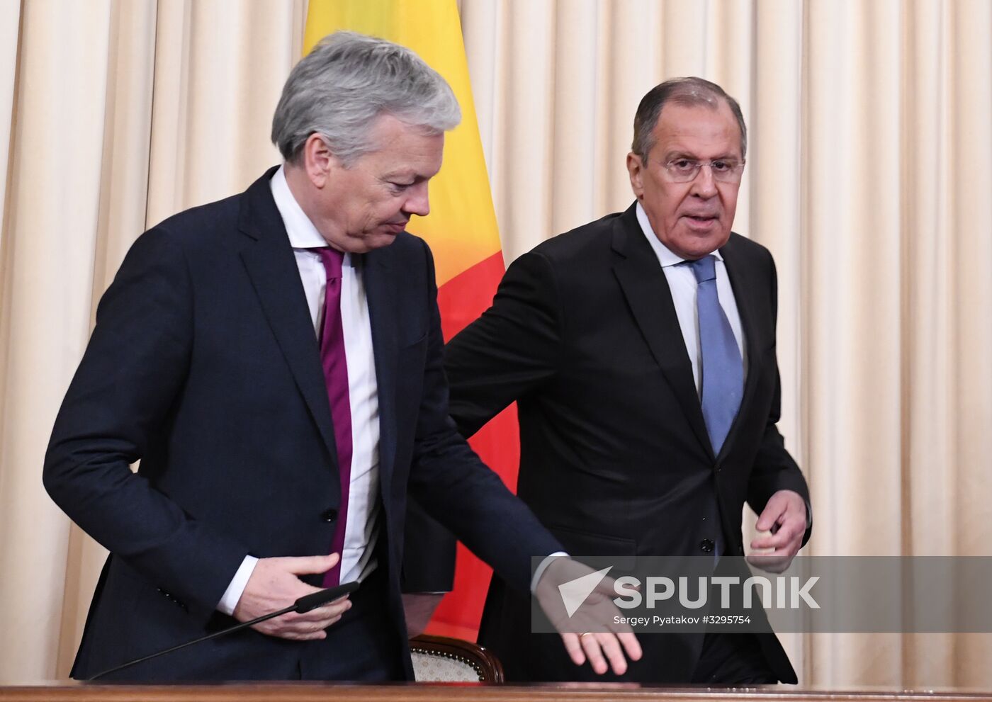 Russian and Belgian Foreign Ministers meet in Moscow