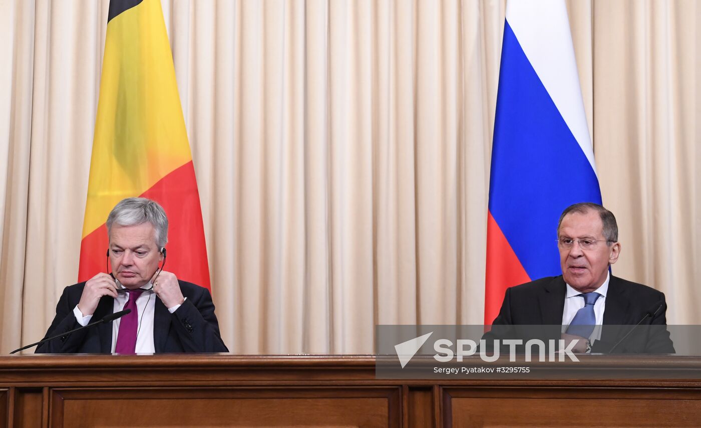 Russian and Belgian Foreign Ministers meet in Moscow