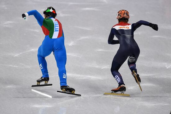 2018 Winter Olympics. Short track speed skating. Day two