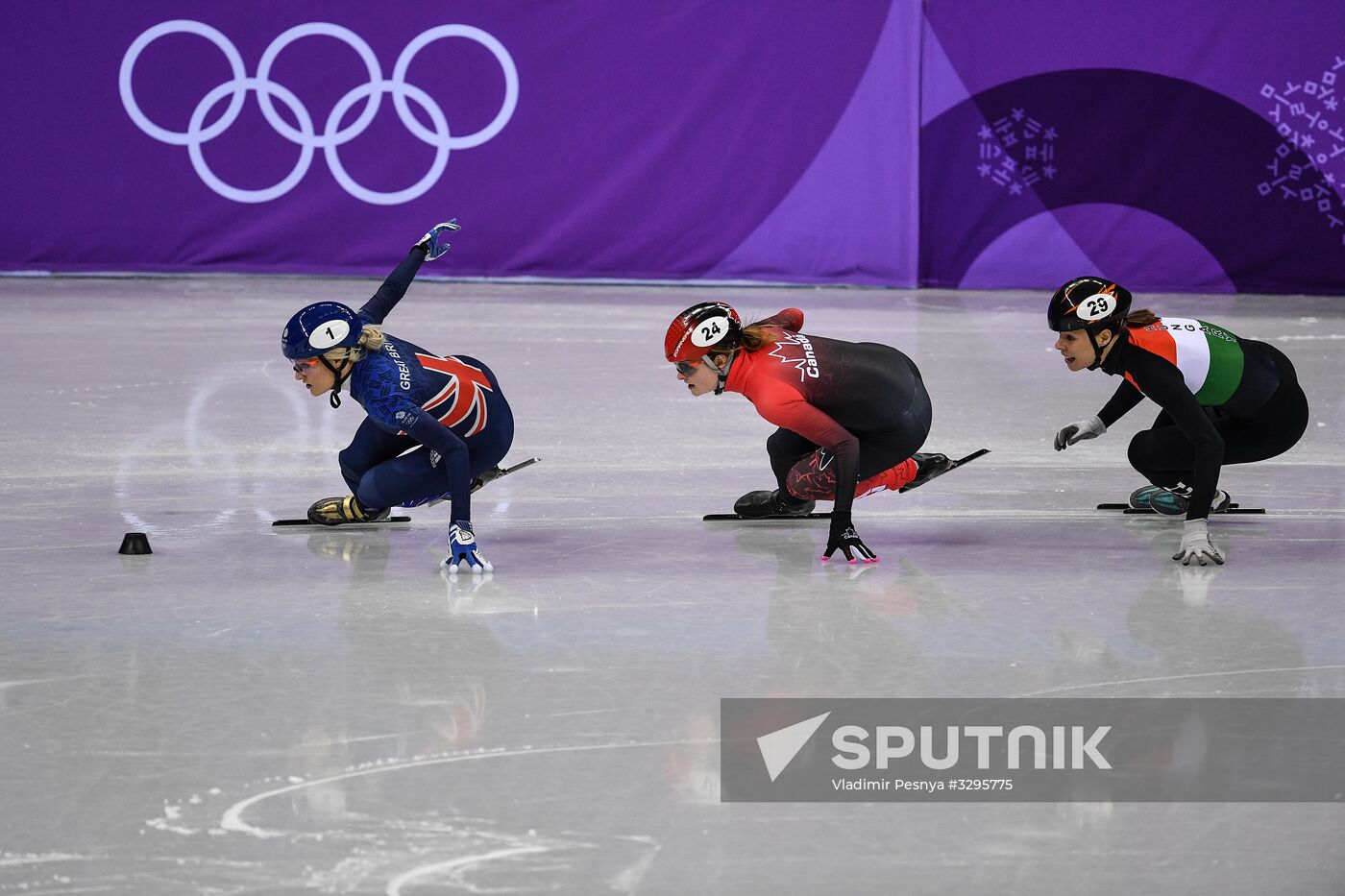 2018 Winter Olympics. Short Track. Day Two
