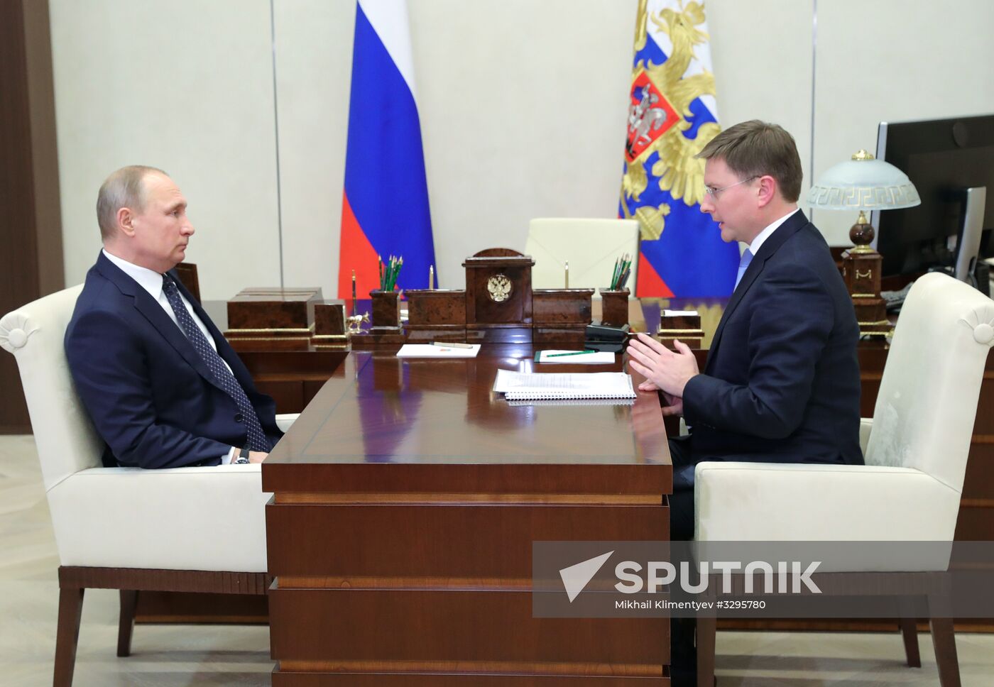 Vladimir Putin meets with ALROSA CEO Sergei Ivanov