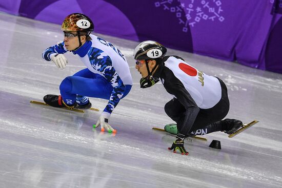 2018 Winter Olympics. Short Track. Day Two