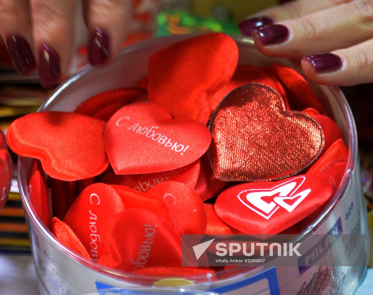 Preparations for St. Valentine's Day