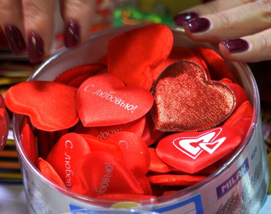 Preparations for St. Valentine's Day