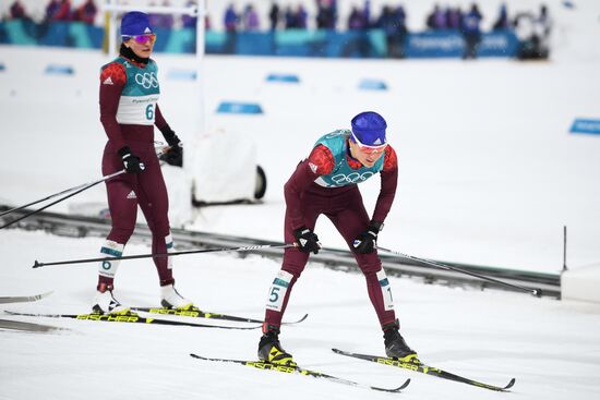 2018 Winter Olympics. Cross-country skiing. Women. Sprint