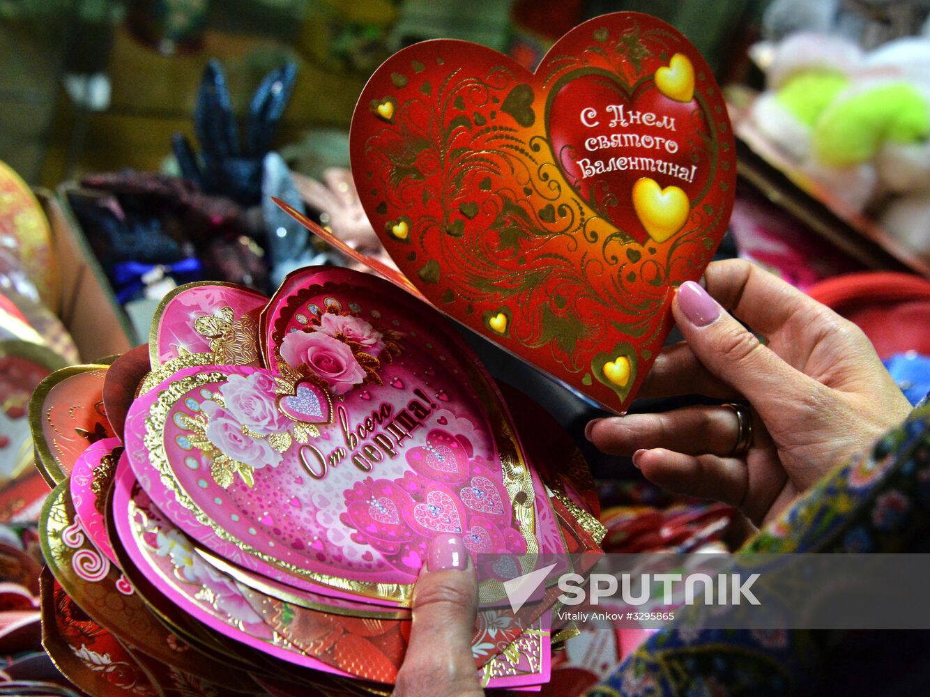 Preparations for St. Valentine's Day