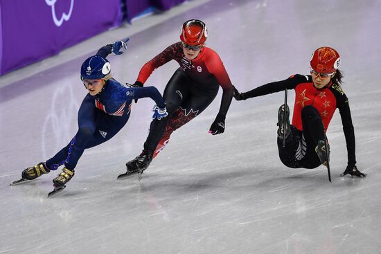 2018 Winter Olympics. Short Track. Day Two