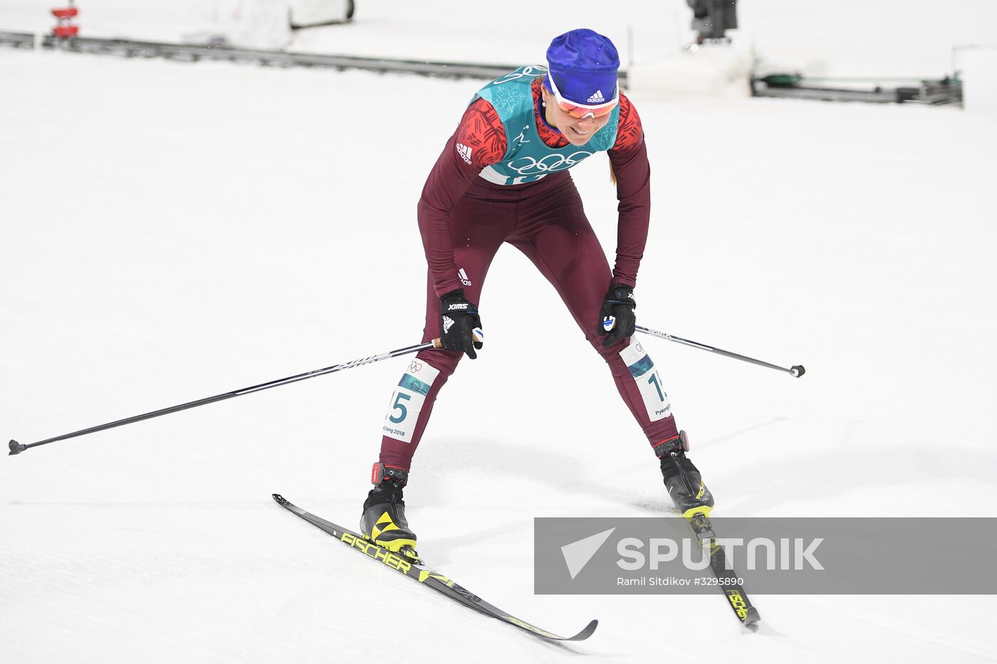 2018 Winter Olympics. Cross-country skiing. Women. Sprint