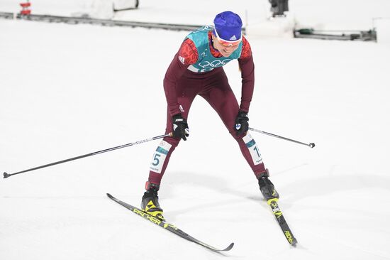 2018 Winter Olympics. Cross-country skiing. Women. Sprint