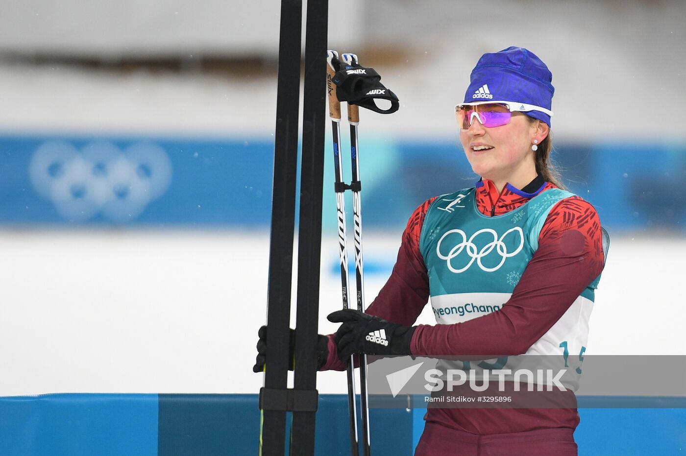 2018 Winter Olympics. Cross-country skiing. Women. Sprint