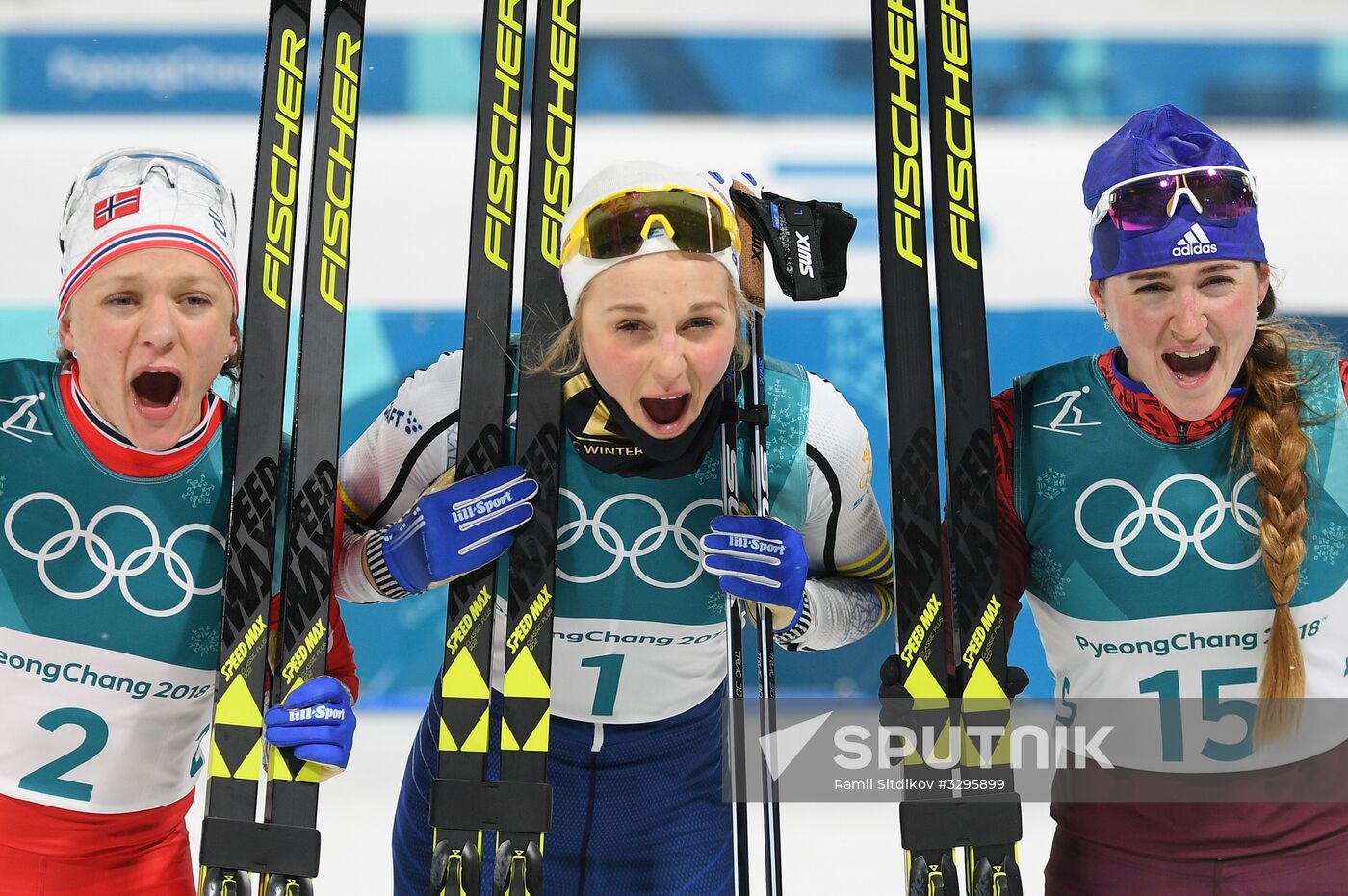 2018 Winter Olympics. Cross-country skiing. Women. Sprint