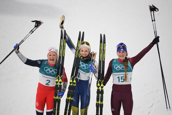 2018 Winter Olympics. Cross-country skiing. Women. Sprint