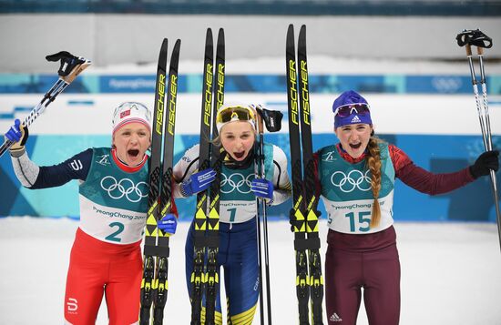 2018 Winter Olympics. Cross-country skiing. Women. Sprint
