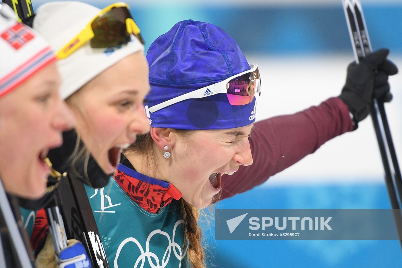 2018 Winter Olympics. Cross-country skiing. Women. Sprint