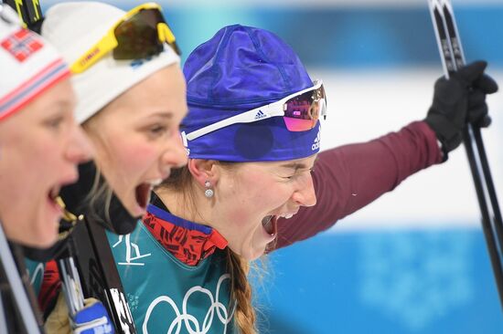 2018 Winter Olympics. Cross-country skiing. Women. Sprint