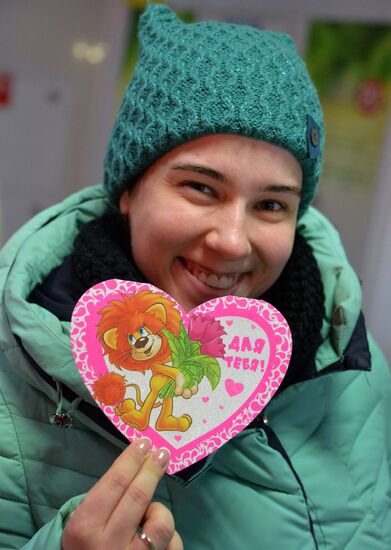 Preparations for St. Valentine's Day