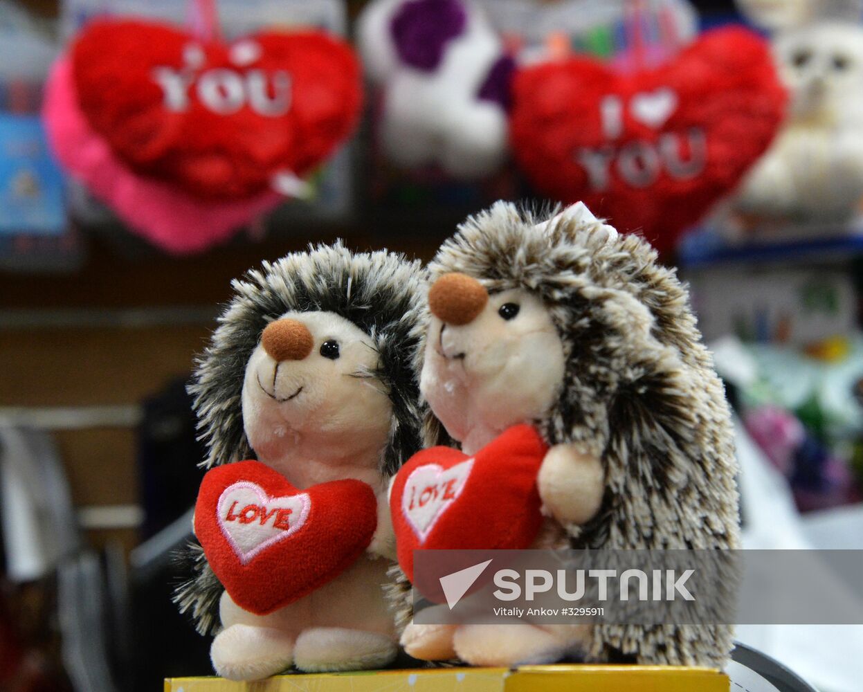 Preparations for St. Valentine's Day